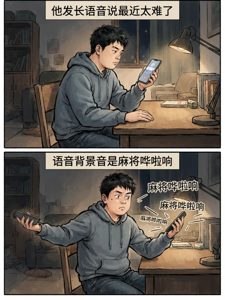 朋友借钱，伤人的都是小事 第 5 张漫画