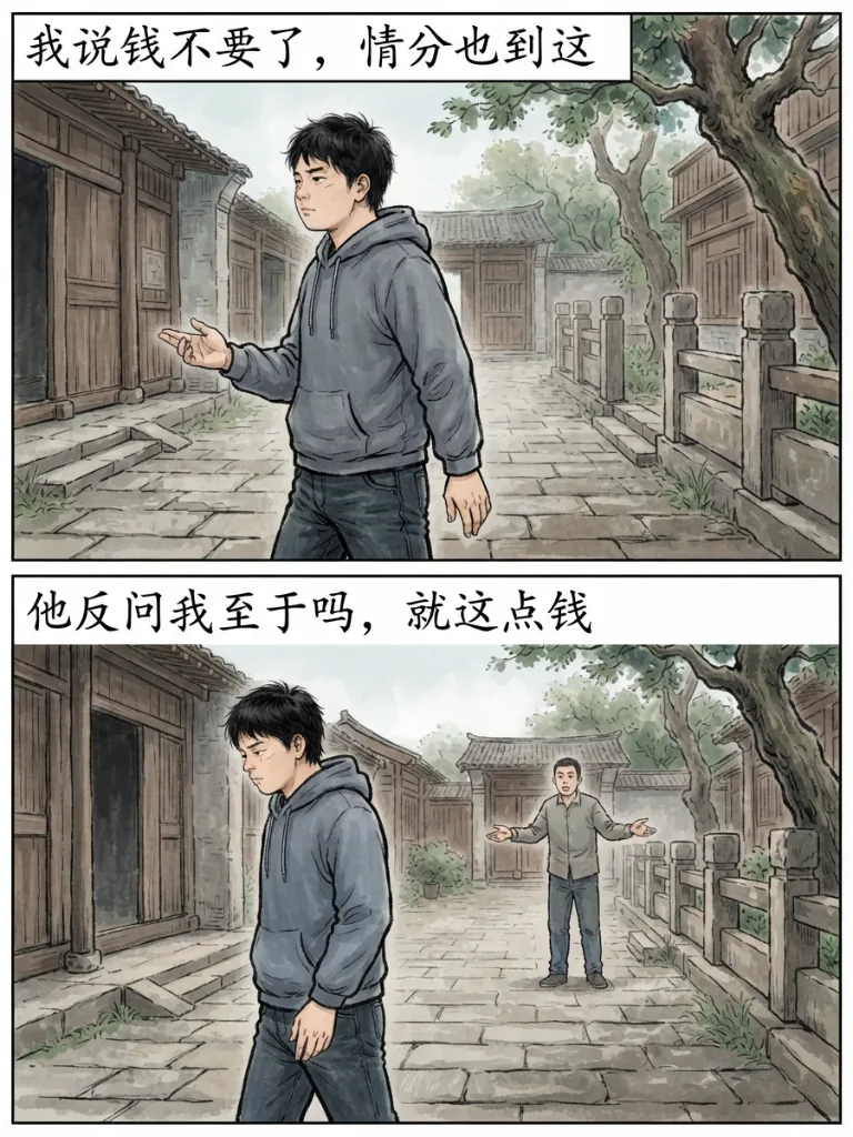 朋友借钱，伤人的都是小事 第 7 张漫画
