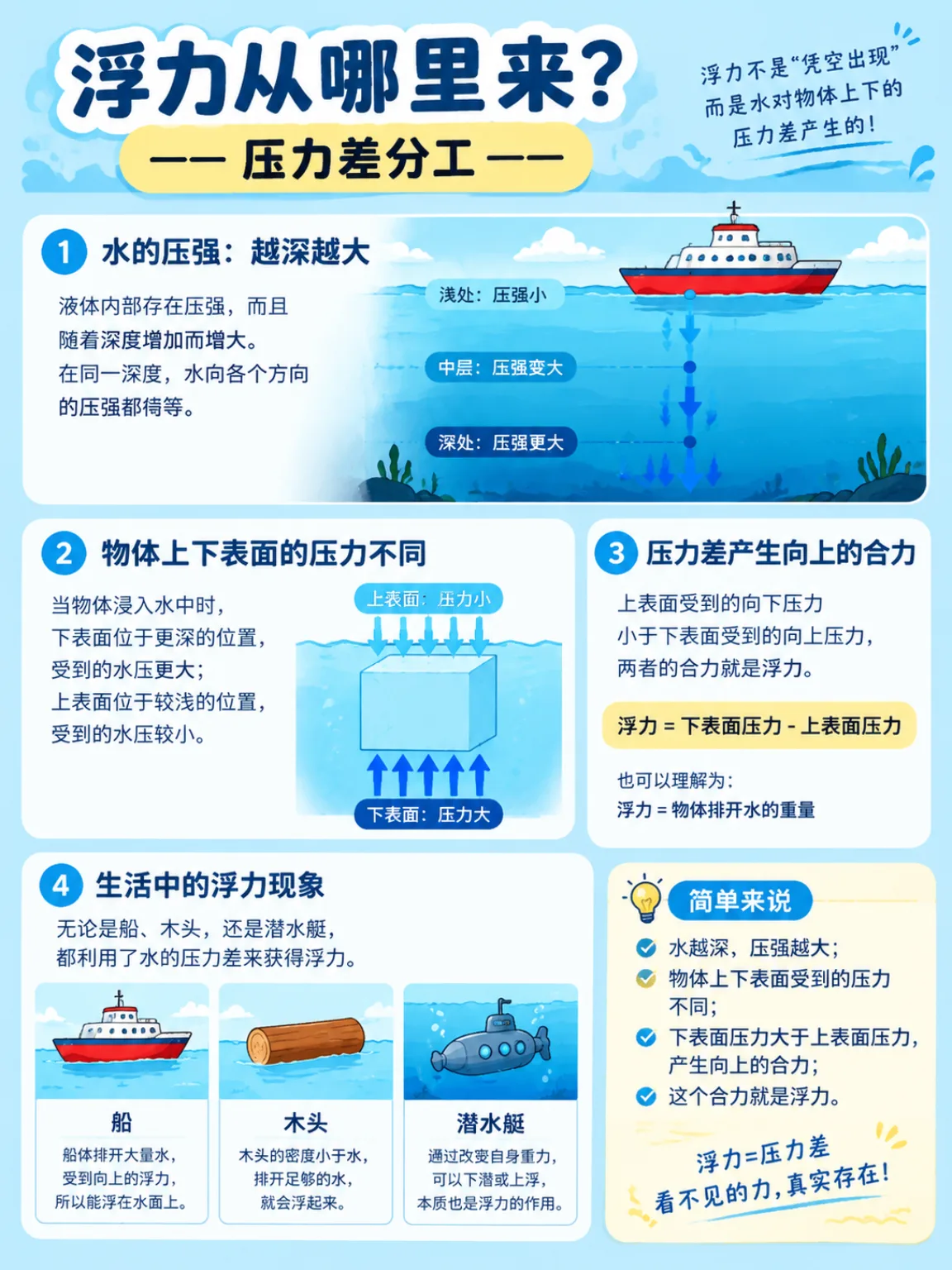浮力的结构分工如何解释？漫画封面