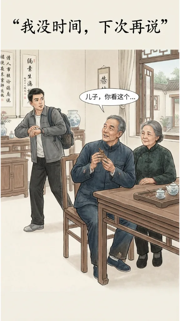 父母变老后最怕听到的5句话漫画封面