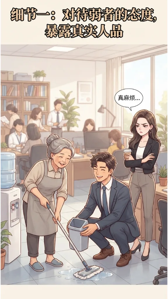 同事相处中的3个小细节，最能看清一个人漫画封面