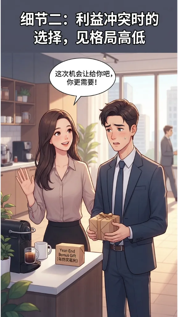 同事相处中的3个小细节，最能看清一个人 第 2 张漫画
