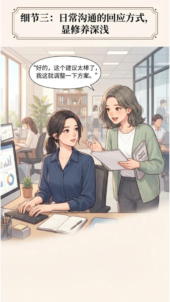 同事相处中的3个小细节，最能看清一个人 第 3 张漫画