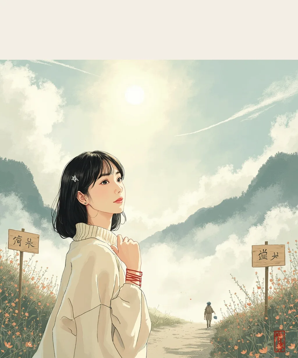 低谷期给自己的四句话漫画封面