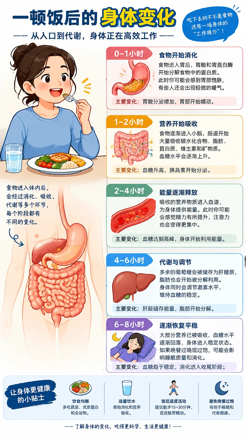 当你吃下一顿饭，身体都发生了什么漫画封面