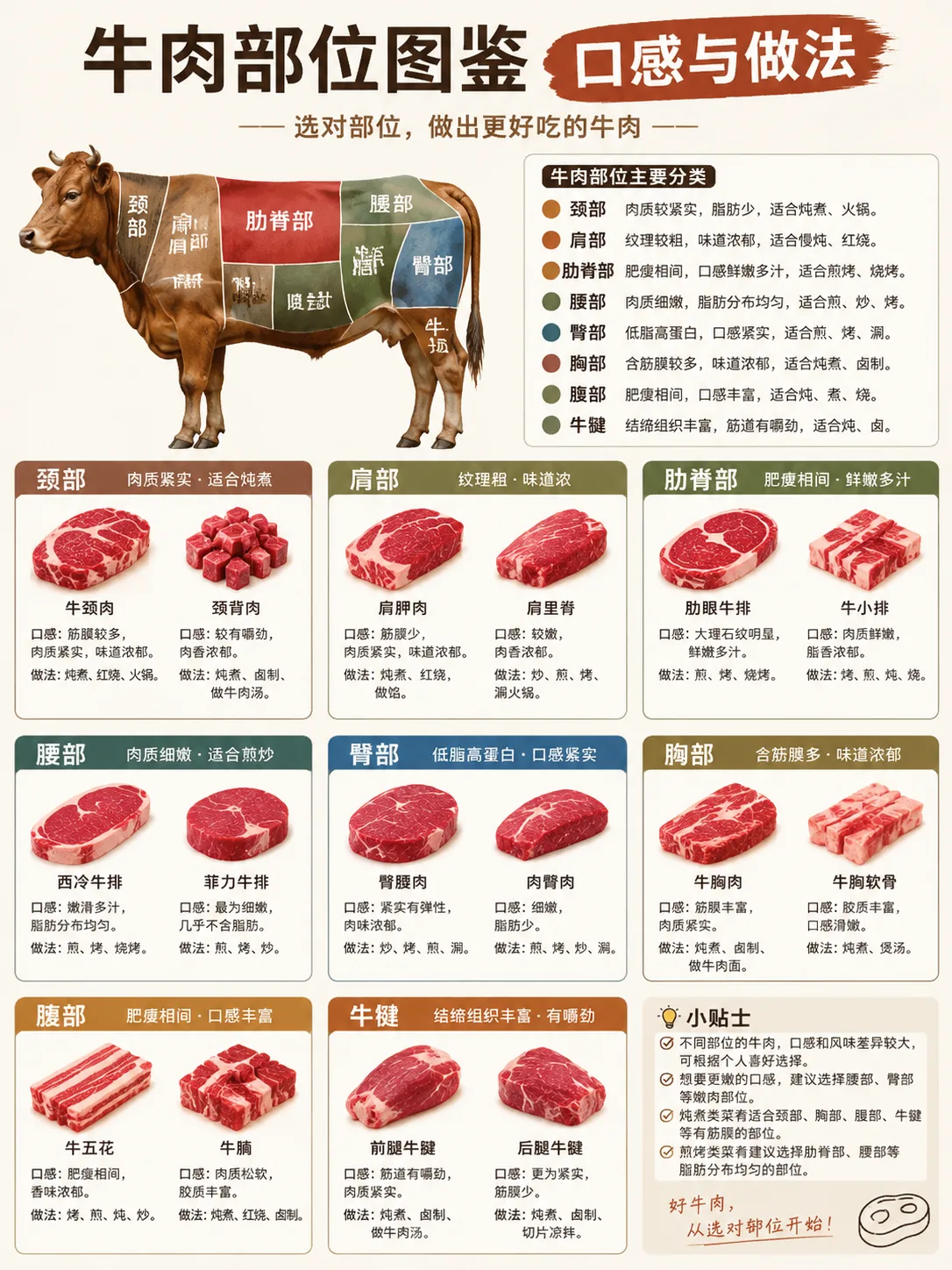 牛肉哪个部位最好吃漫画封面