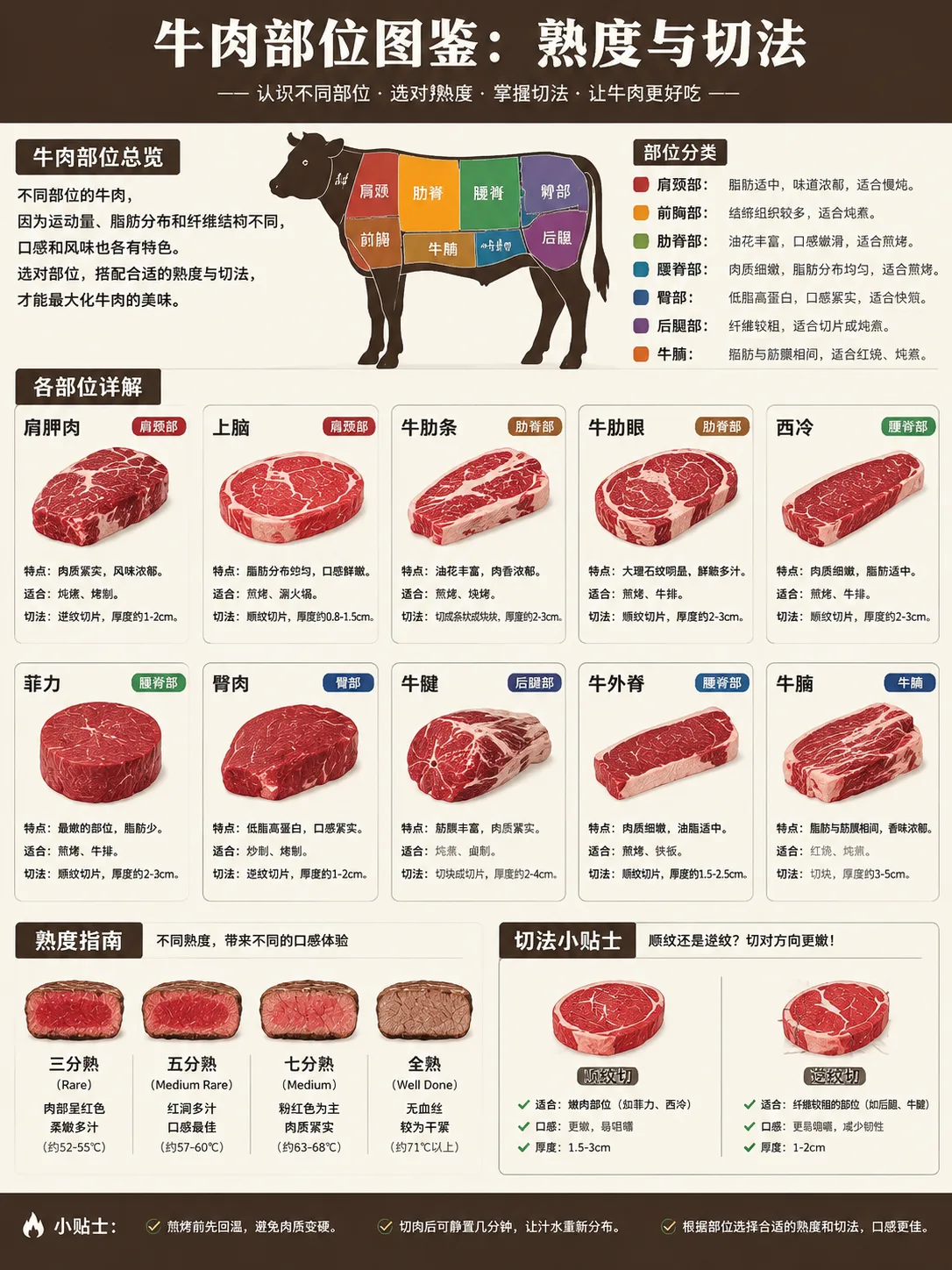 牛肉哪个部位最好吃 第 5 张漫画