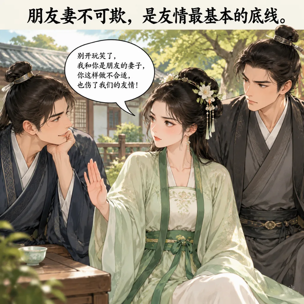 朋友妻不可欺：界限与底线漫画封面