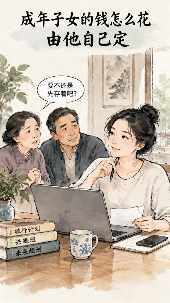 父母与成年子女的5条相处边界 第 3 张漫画
