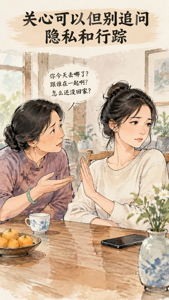 父母与成年子女的5条相处边界 第 5 张漫画