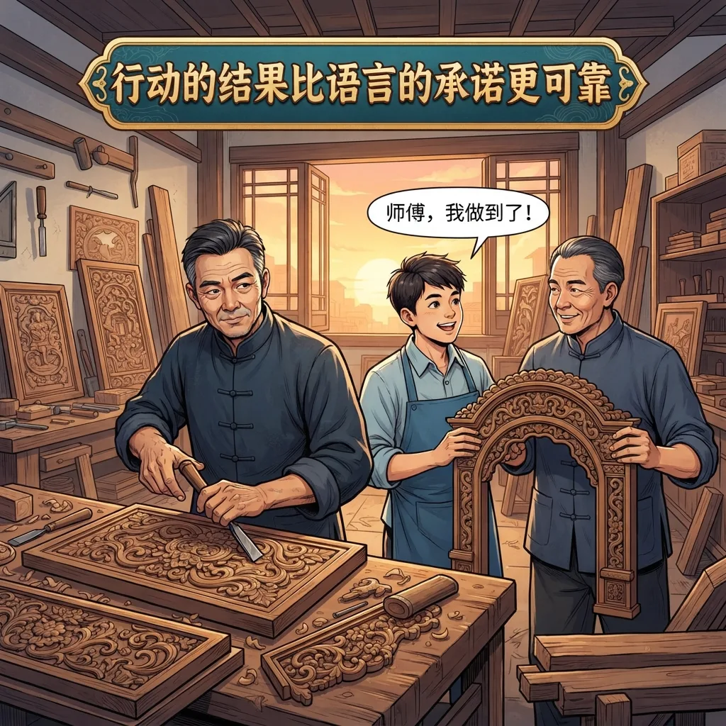 经历越多，越懂少说多做 第 2 张漫画