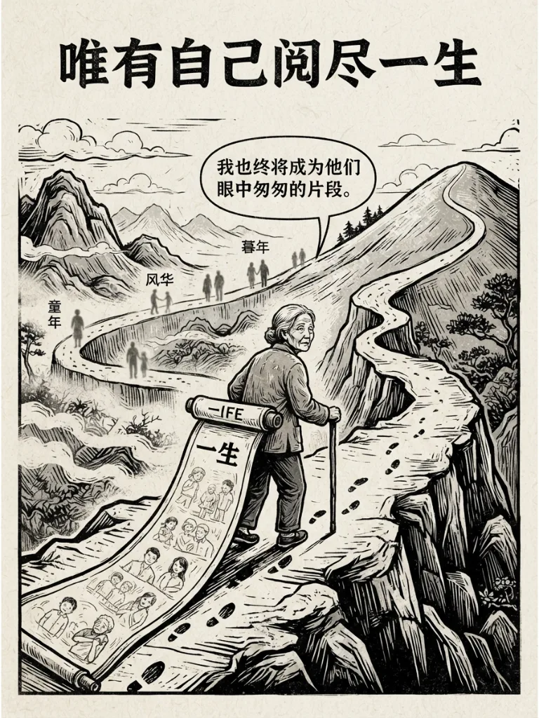 唯有自己阅尽一生 第 6 张漫画