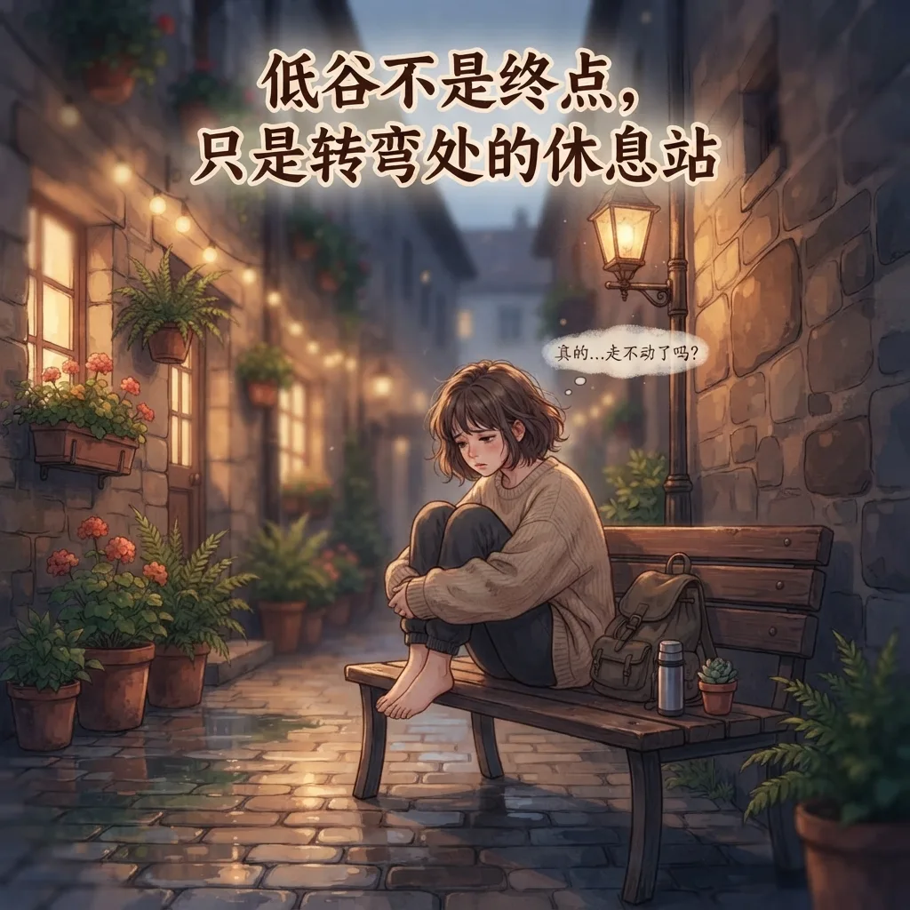 送给低谷期自己的3句话漫画封面