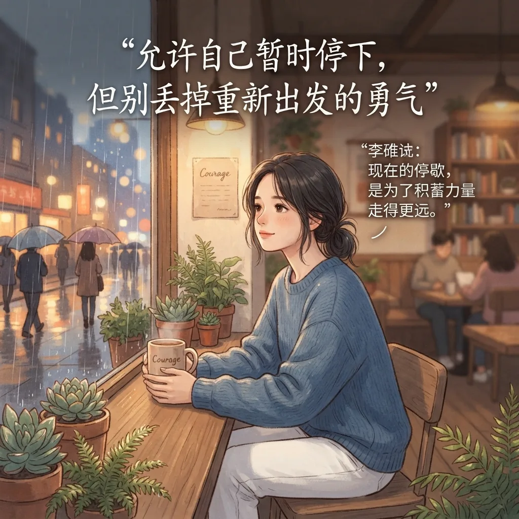 送给低谷期自己的3句话 第 2 张漫画