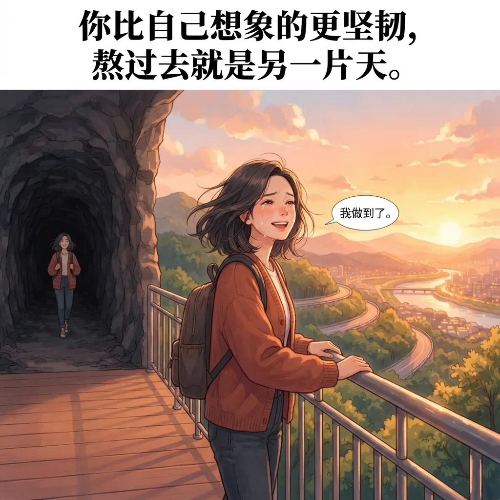 送给低谷期自己的3句话 第 3 张漫画