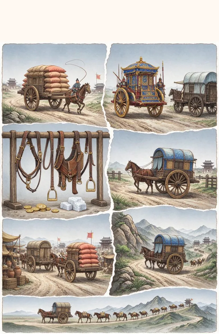 古代车马：经济作用与常见误解之间有什么联系？漫画封面