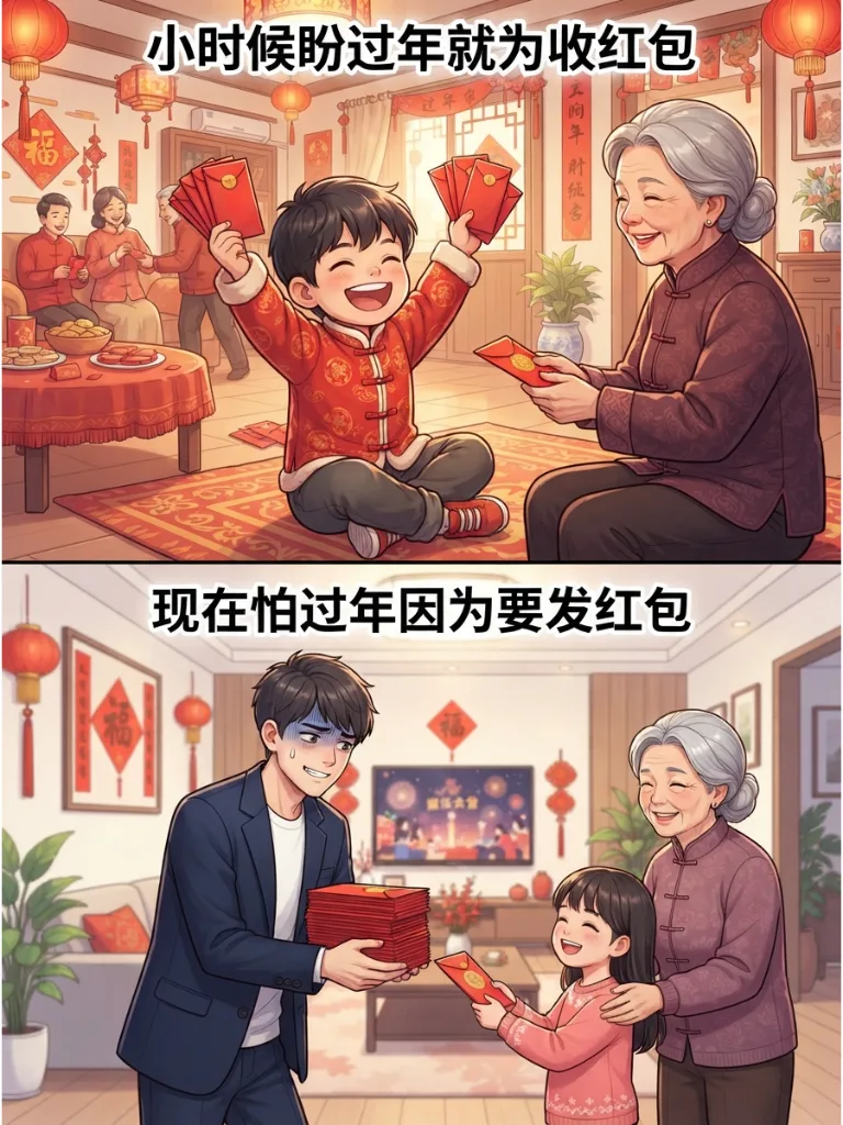 小时候和现在：长大后才懂的事 第 4 张漫画