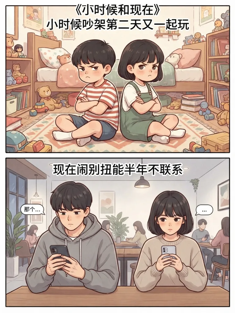 小时候和现在：长大后才懂的事 第 7 张漫画