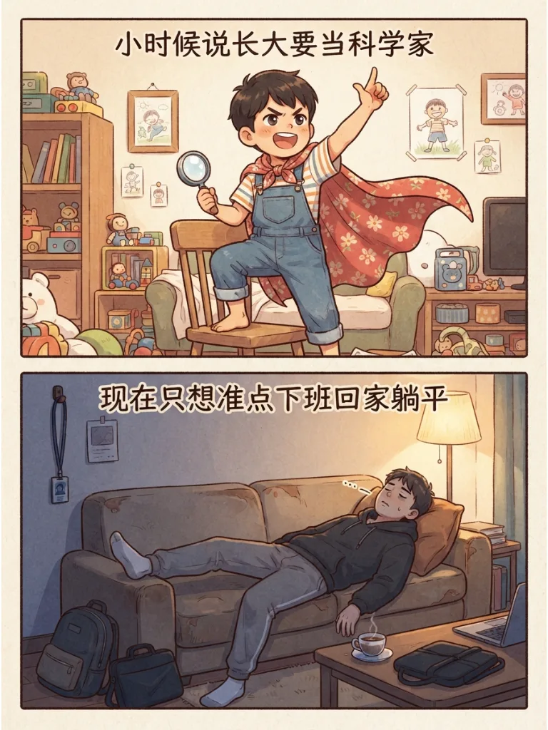 小时候和现在：长大后才懂的事 第 8 张漫画