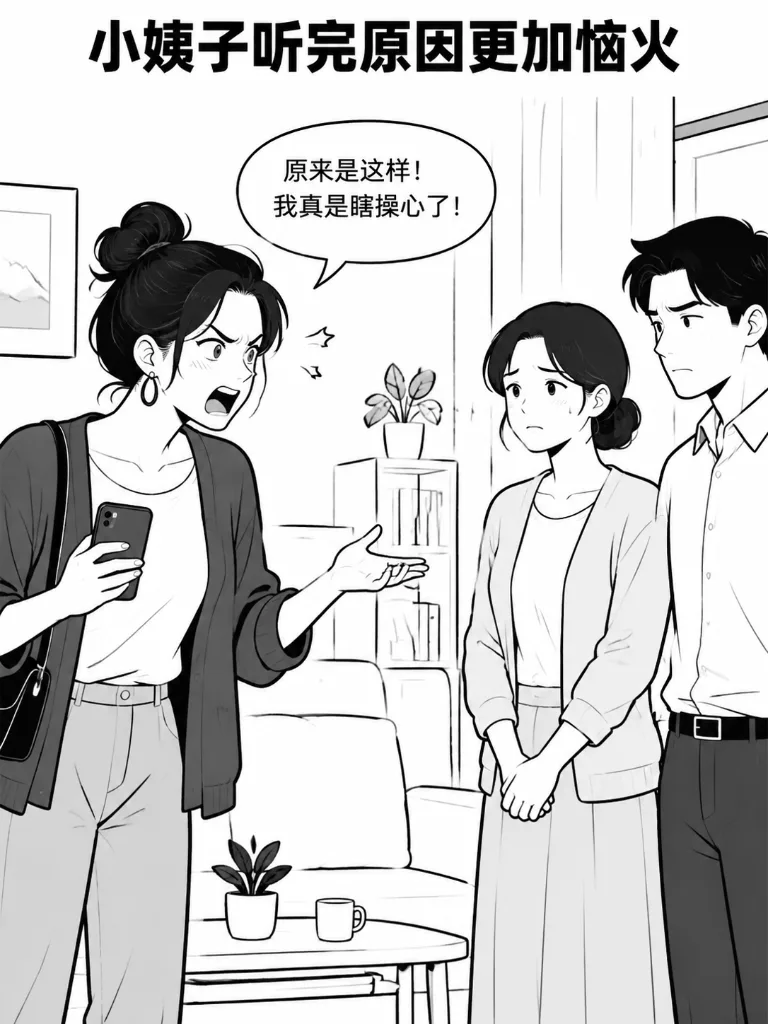 小姨子插手家庭教育，反被揭老底 第 4 张漫画