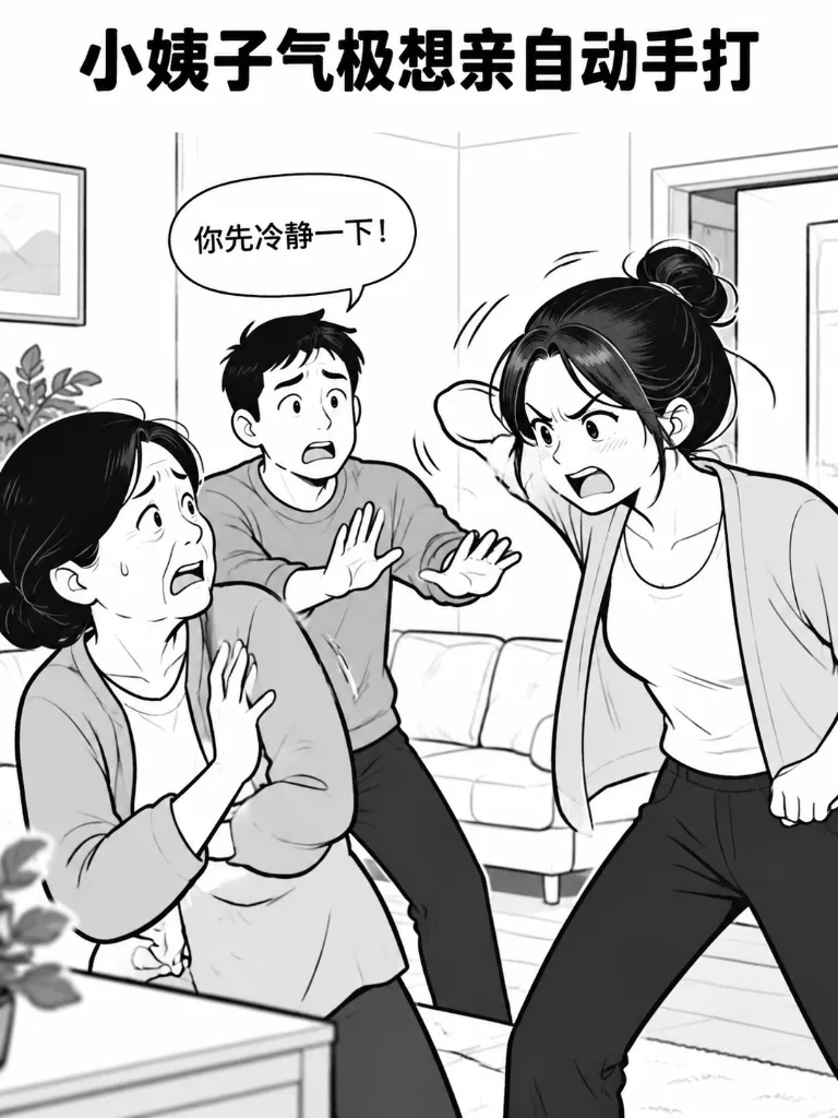 小姨子插手家庭教育，反被揭老底 第 6 张漫画
