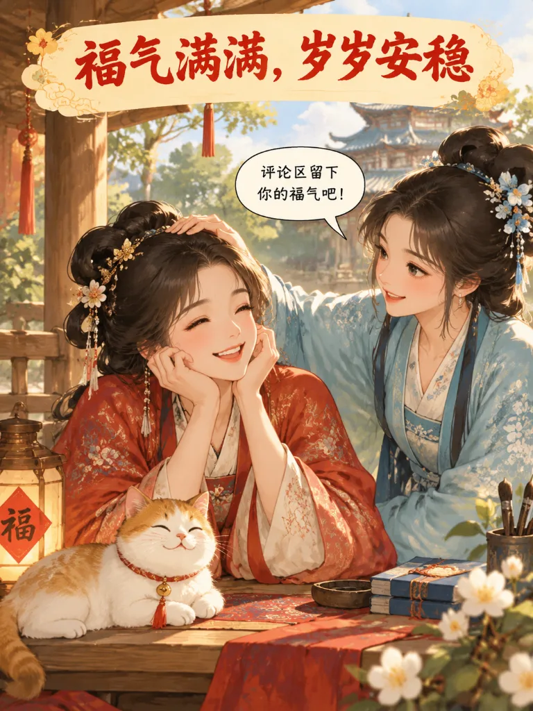 福气满满，岁岁安稳 第 2 张漫画