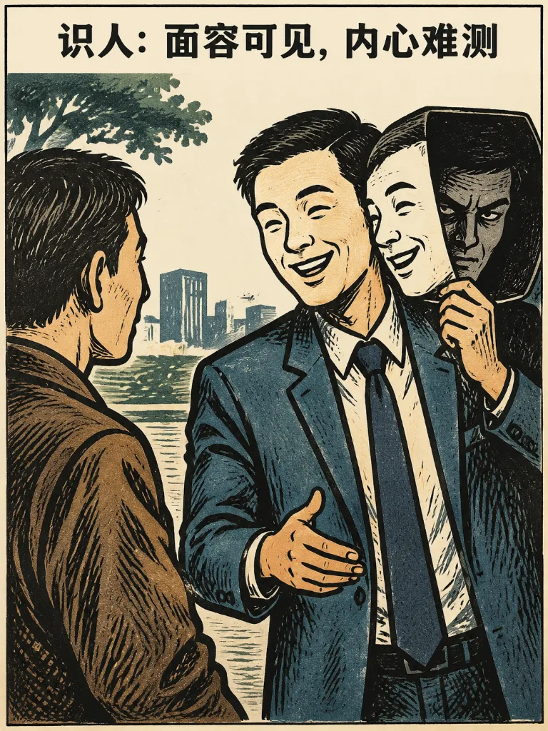 画虎画皮难画骨，知人知面不知心 第 2 张漫画