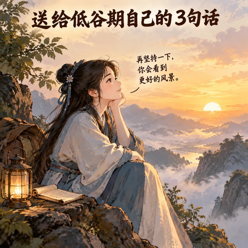 送给低谷期自己的3句话 第 2 张漫画
