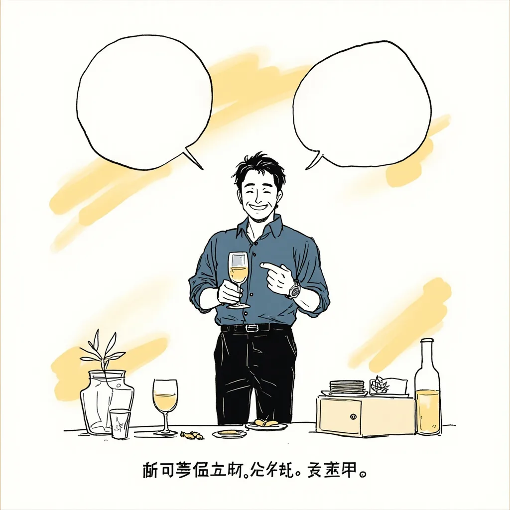 酒局上最该说的五句话漫画封面
