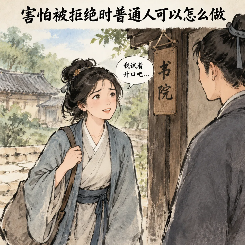 害怕被拒绝时普通人可以怎么做漫画封面