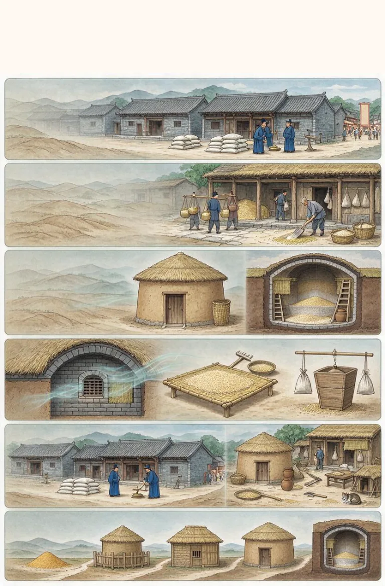古代粮仓：制度设计与日常用途之间有什么联系？漫画封面