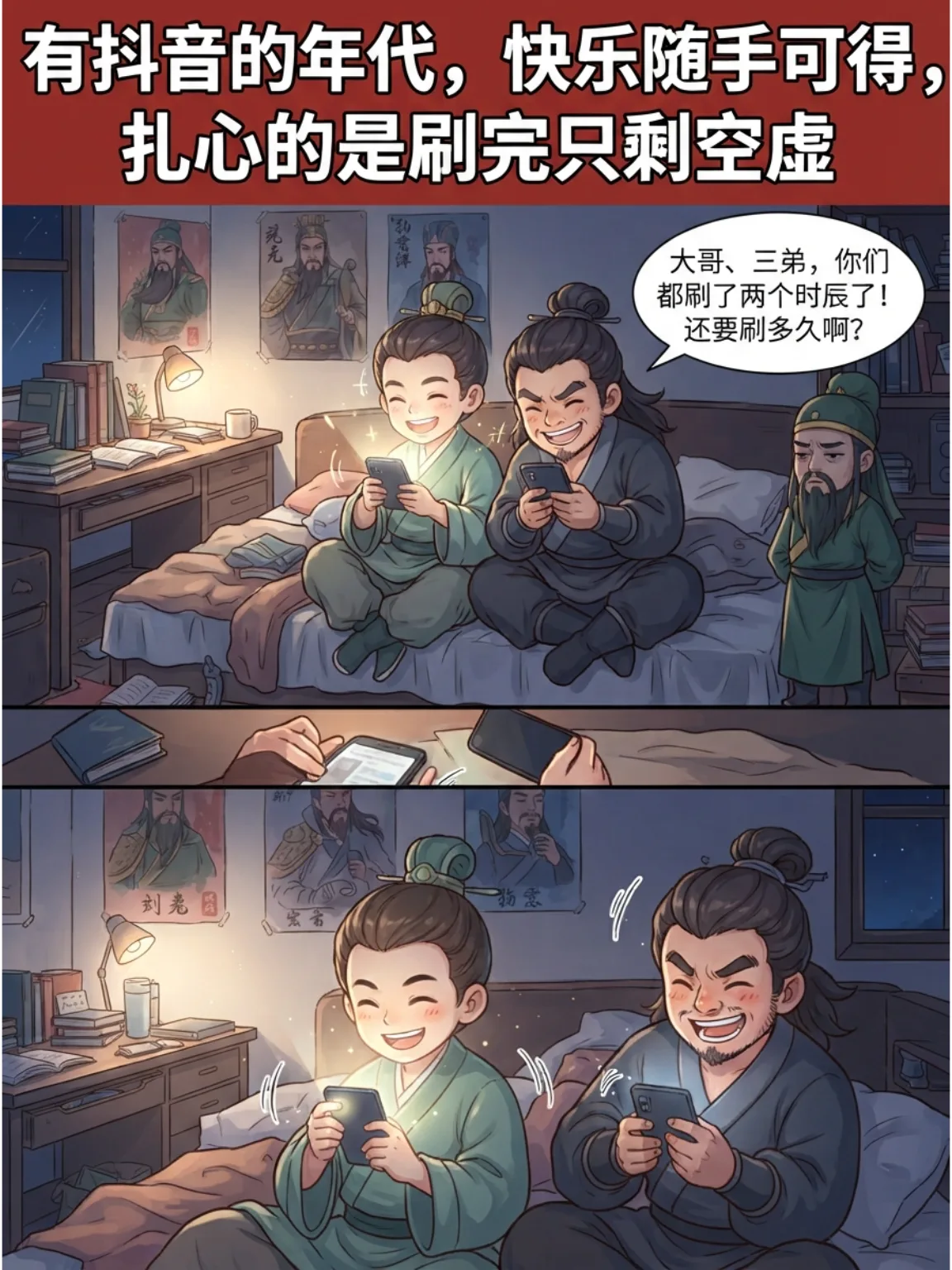 没有抖音的年代 vs 有抖音的年代：美好又扎心 第 2 张漫画