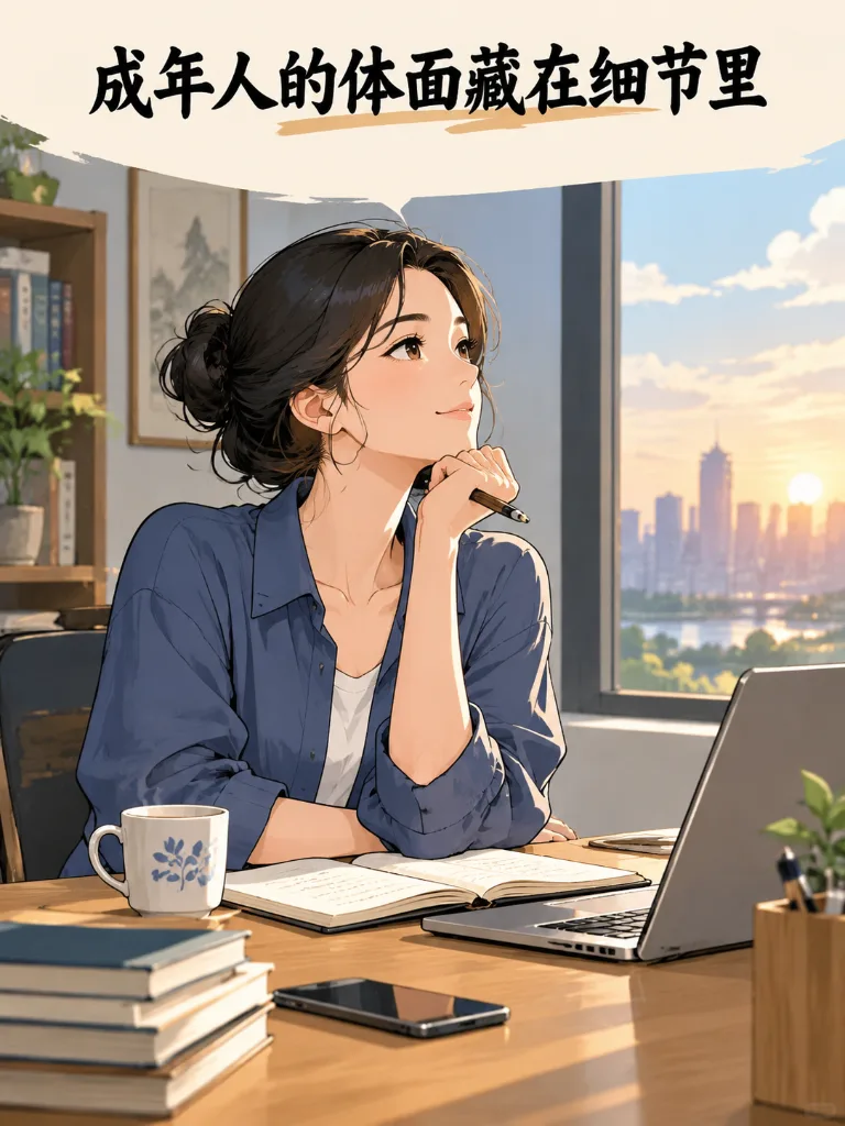 一个人开始清醒后的5种明显变化，越早明白越好漫画封面