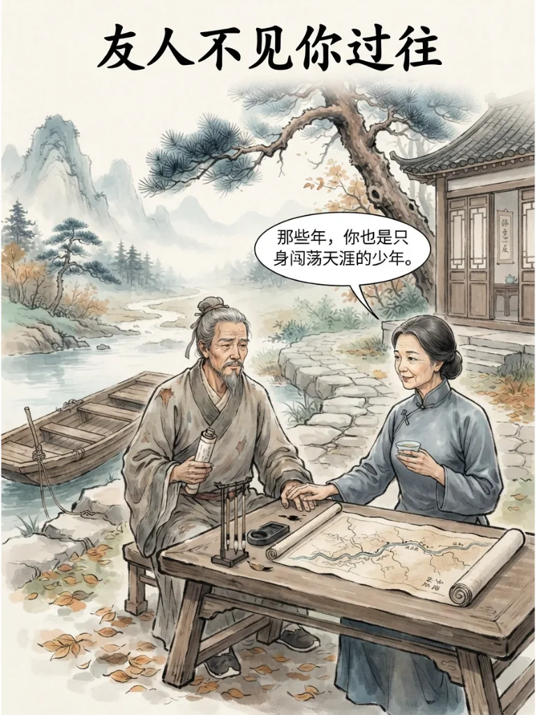 众生只见片段，唯自己阅尽一生 第 4 张漫画
