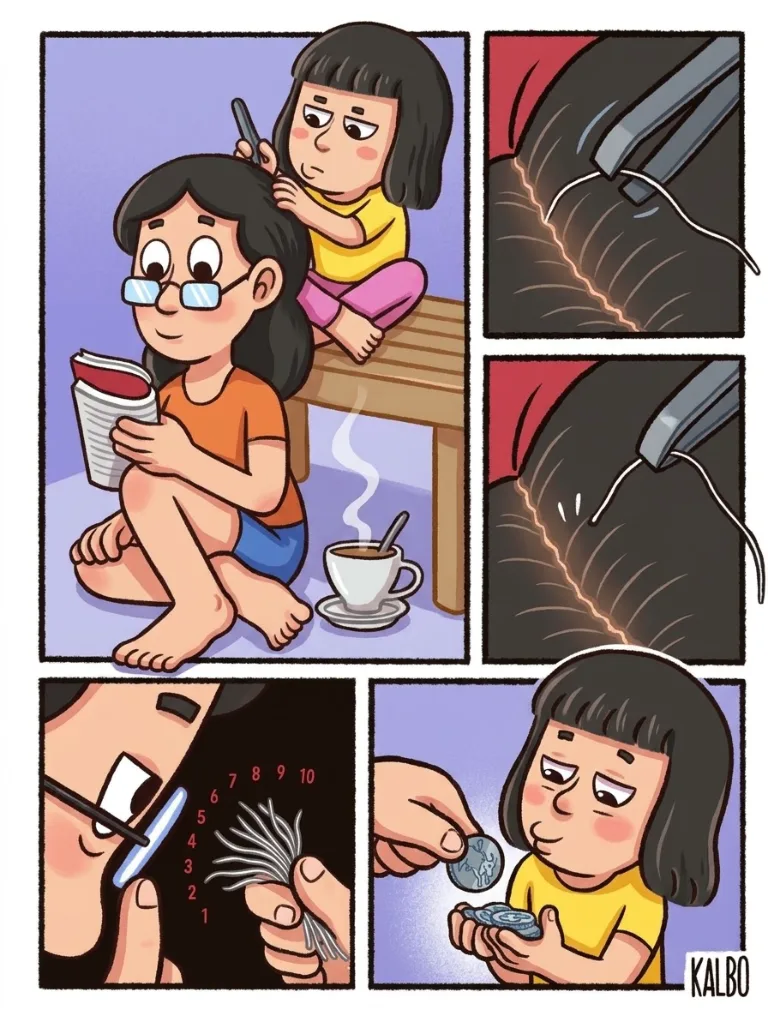 这30幅漫画，描绘了80、90后的童年，让人笑着笑着就哭了 第 6 张漫画