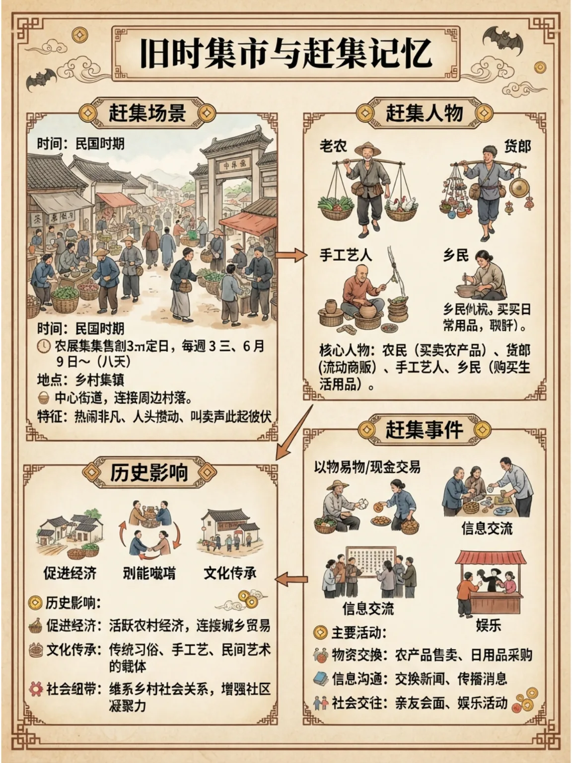 以前的集市和赶集，你还记得吗？漫画封面