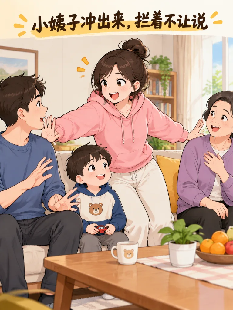 姐夫教子，小姨子抢戏 第 2 张漫画