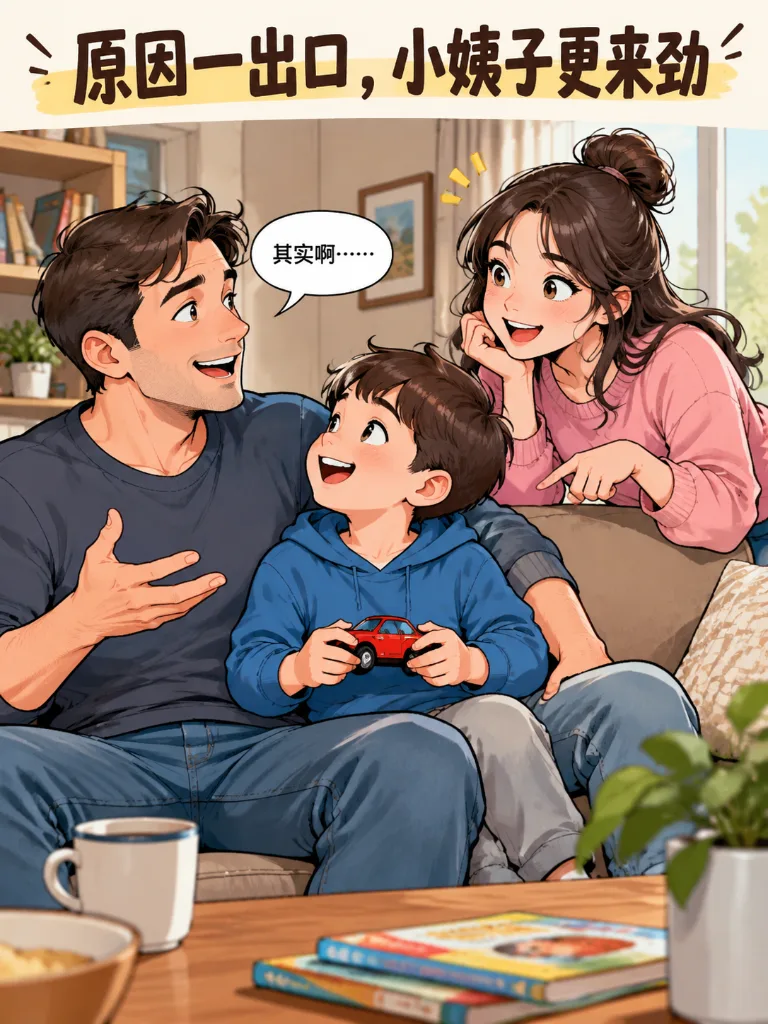 姐夫教子，小姨子抢戏 第 4 张漫画
