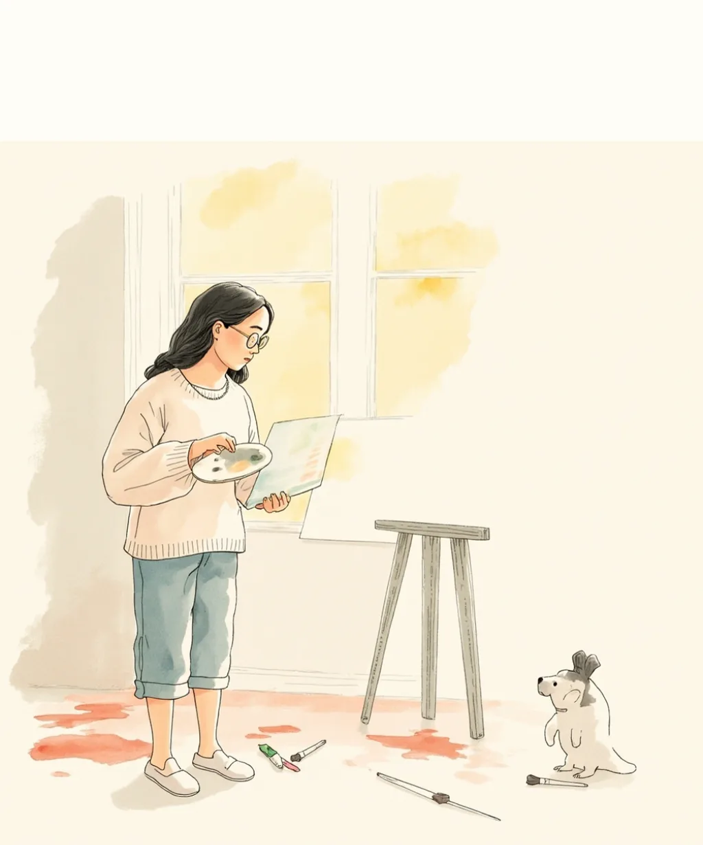 慢慢来，比较快：治愈焦虑的11幅画 第 8 张漫画