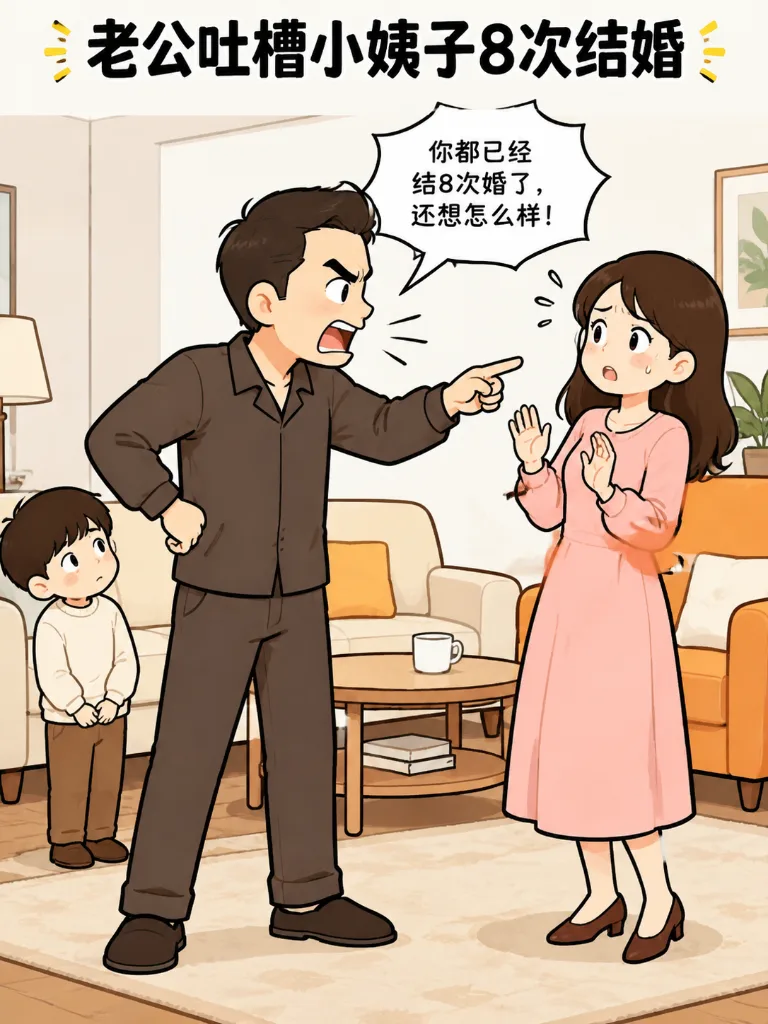 姐夫教育儿子，小姨子抢着来 第 2 张漫画