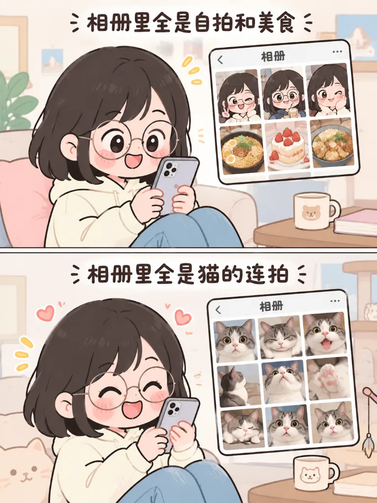 养猫前 vs 养猫后：生活巨变 第 4 张漫画