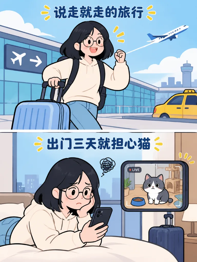 养猫前 vs 养猫后：生活巨变 第 6 张漫画