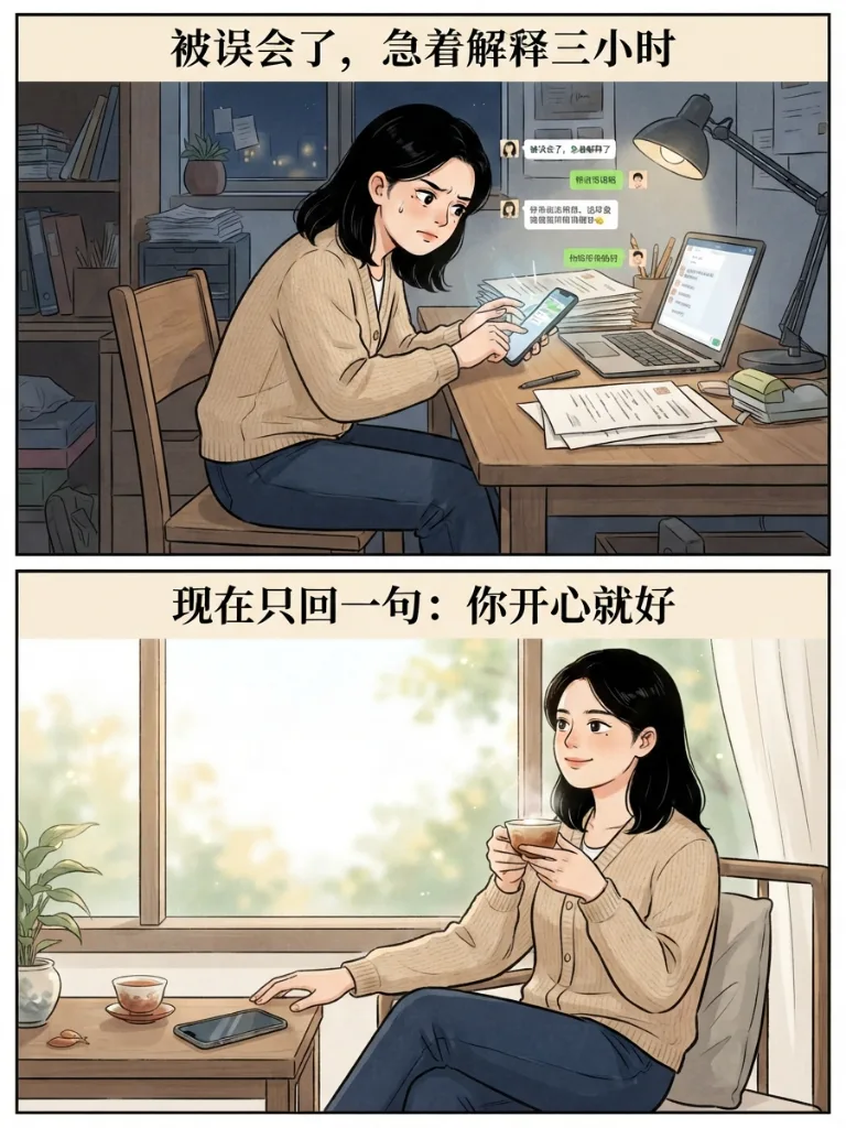 人越活越通透的六个表现漫画封面
