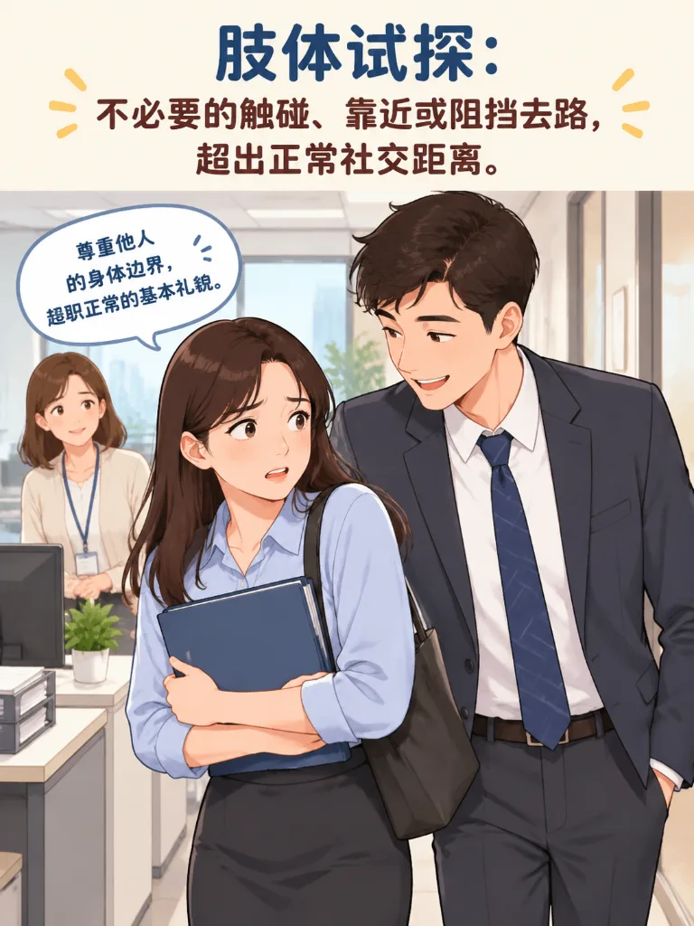 职场性骚扰识别指南 第 2 张漫画