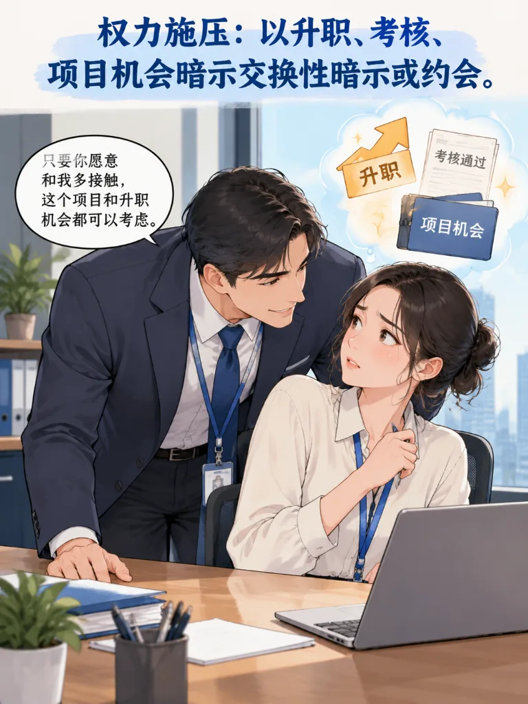 职场性骚扰识别指南 第 3 张漫画