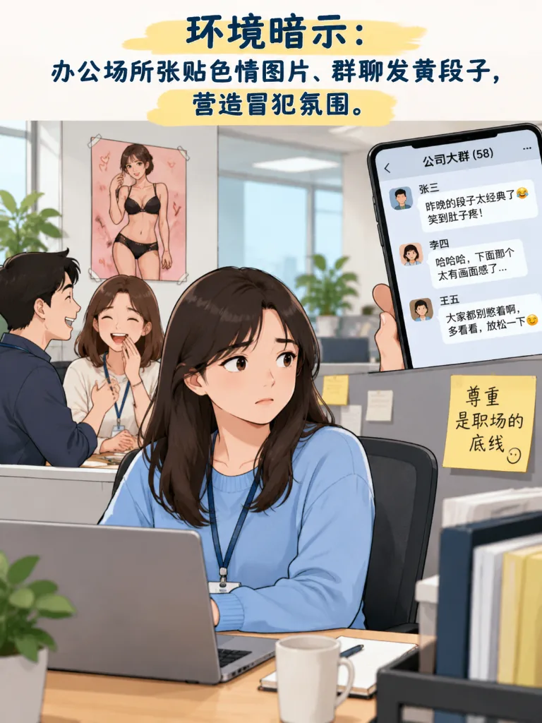 职场性骚扰识别指南 第 6 张漫画