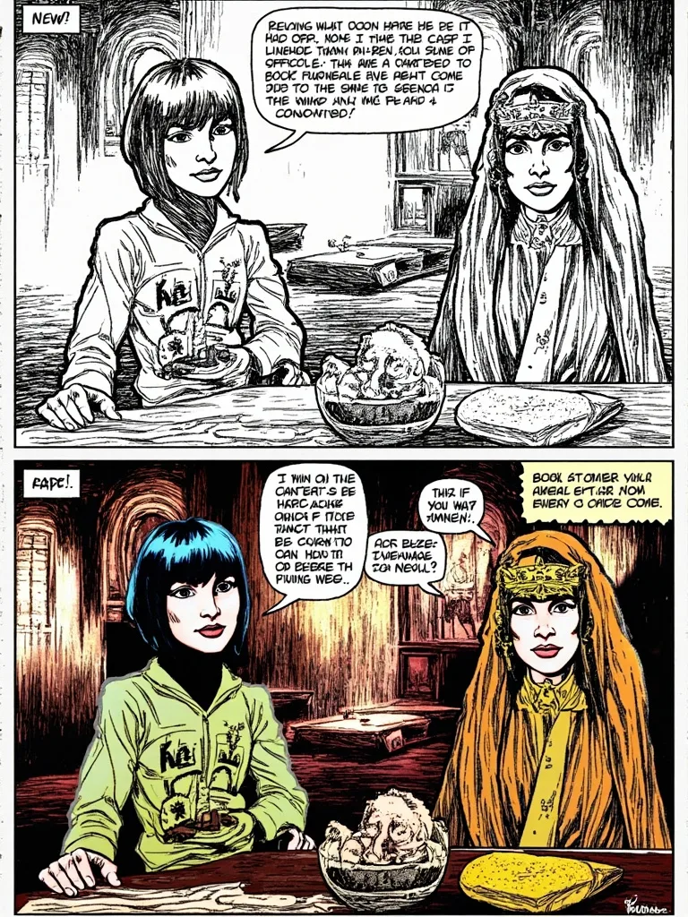 趣味漫画：老公教育儿子，小姨子过来阻止。老公生气的说：你小姨都已经结8次婚了，每次请假都是这个理由。小姨子：姐夫你让开，我来！ 第 6 张漫画
