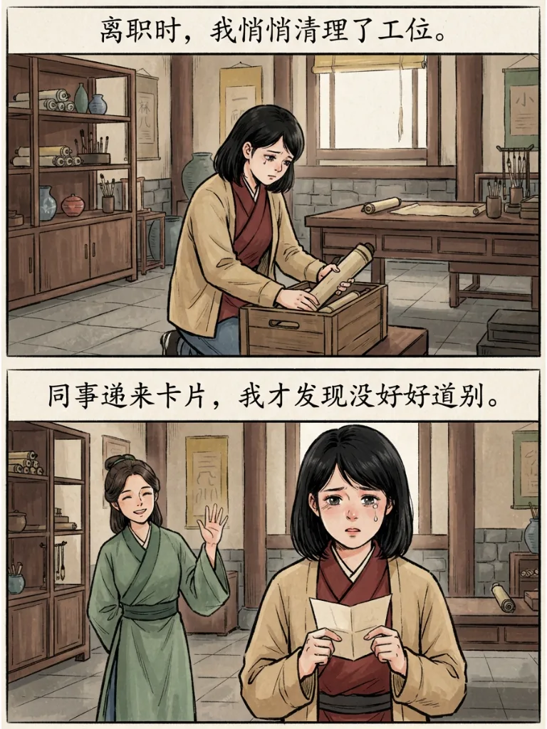 学会告别 第 3 张漫画