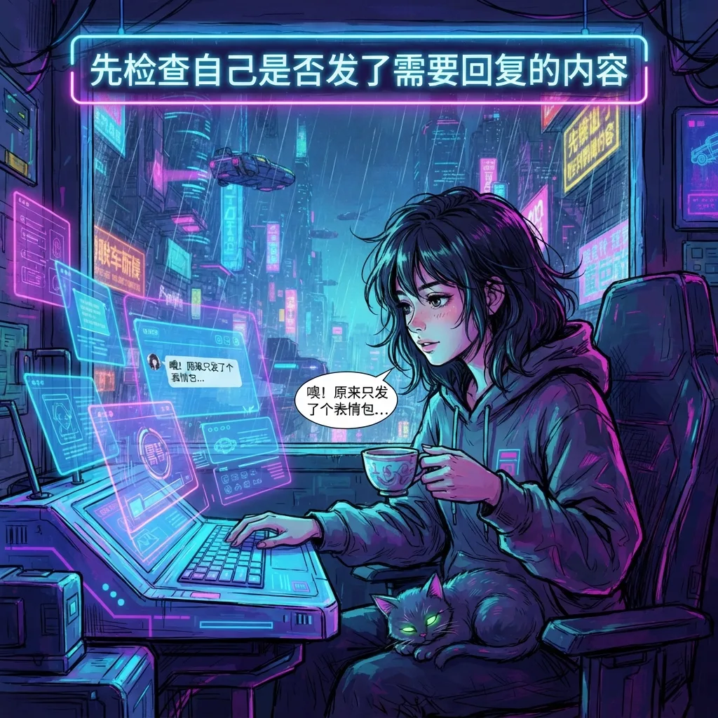 朋友不回消息时，先做哪件小事？漫画封面