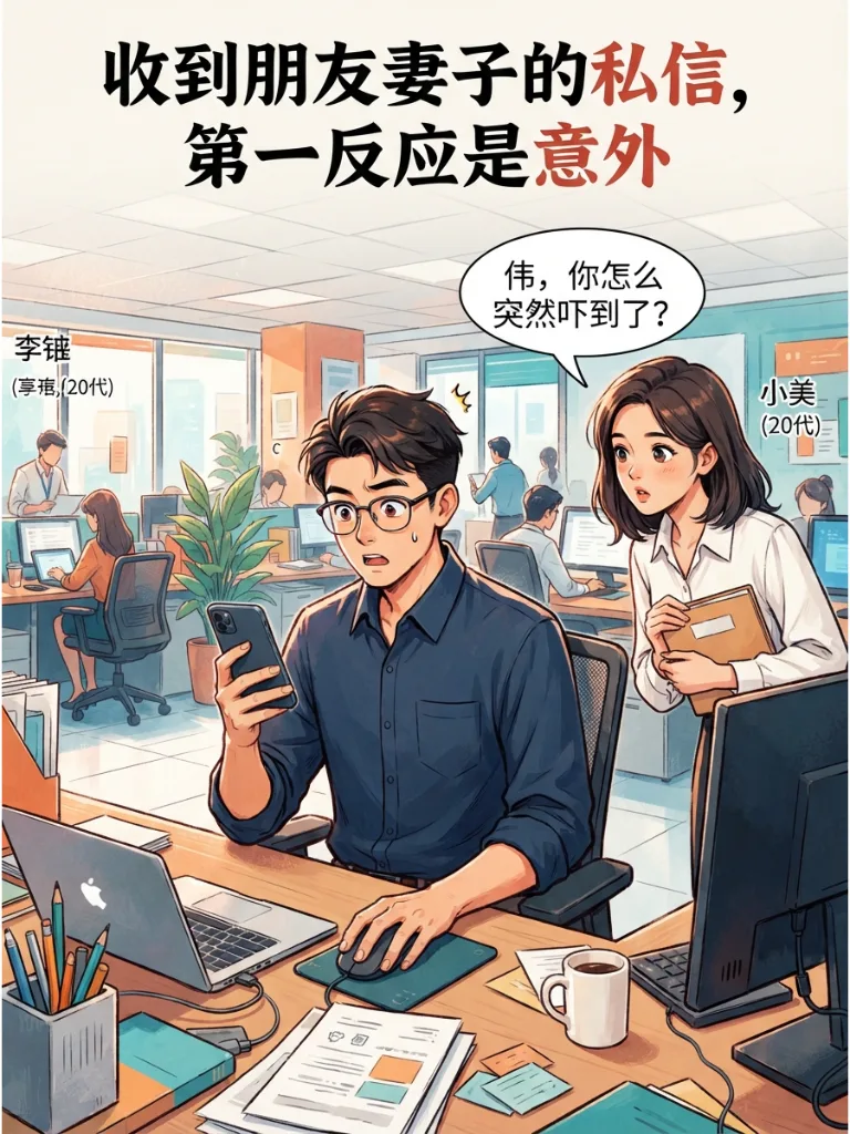 朋友妻的私信漫画封面